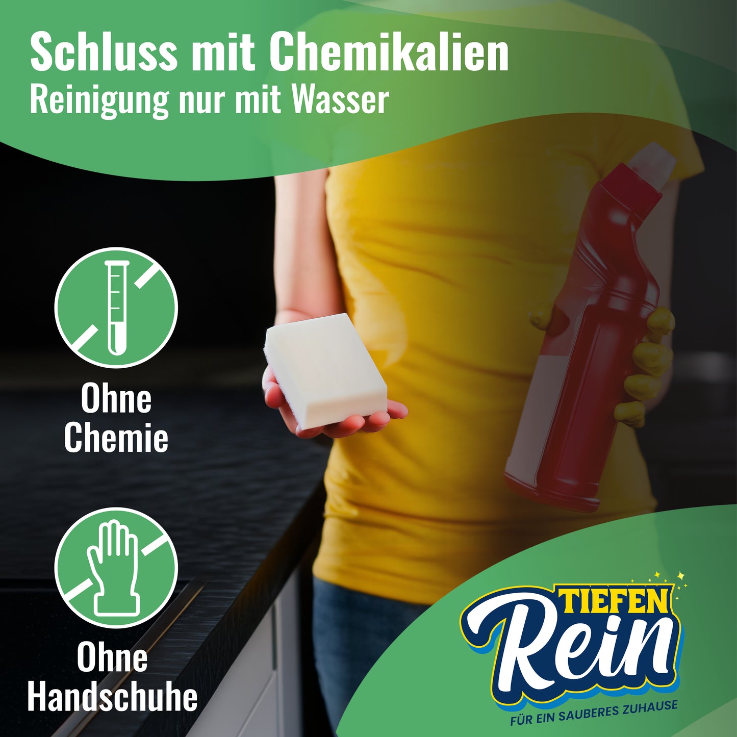 Schmutzradierer PRO 6 - Radierschwamm mit 2,5X höherer Haltbarkeit